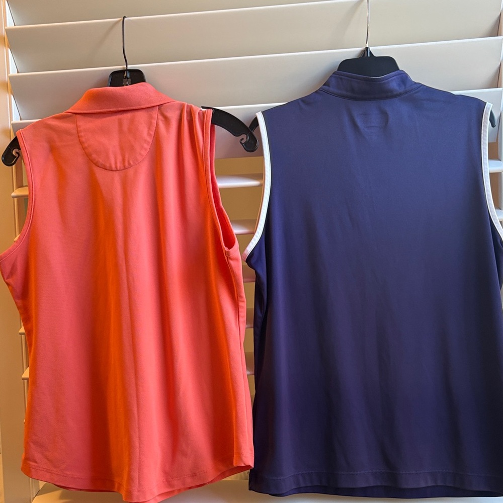 Greg Norman Collection Women's  2 Lot Bundle  Golf   Sleeveless Tops: Sz: L EUC - Picture 4 of 13